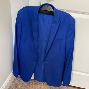 ASOS Royal blue suit 40” top 32” waist